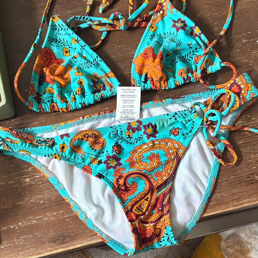Floral Paisley Bikini Set
